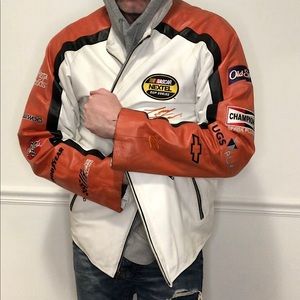 Mens Wilson’s leather racer jacket
